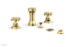 Phylrich HEX TRADITIONAL Four Hole Bidet Set 500-60