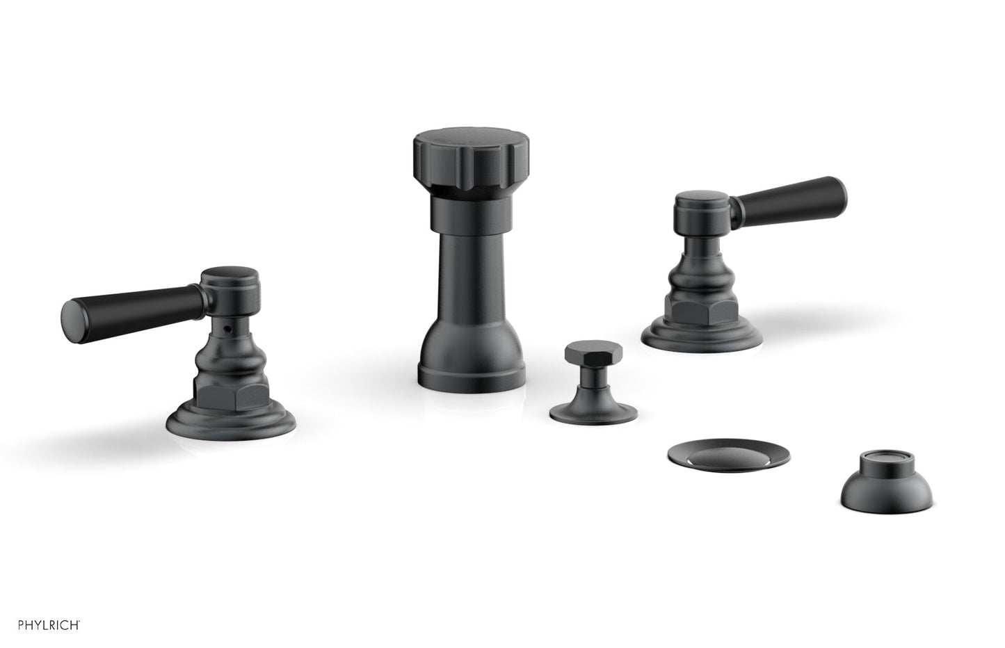 Phylrich HEX TRADITIONAL Four Hole Bidet Set 500-61