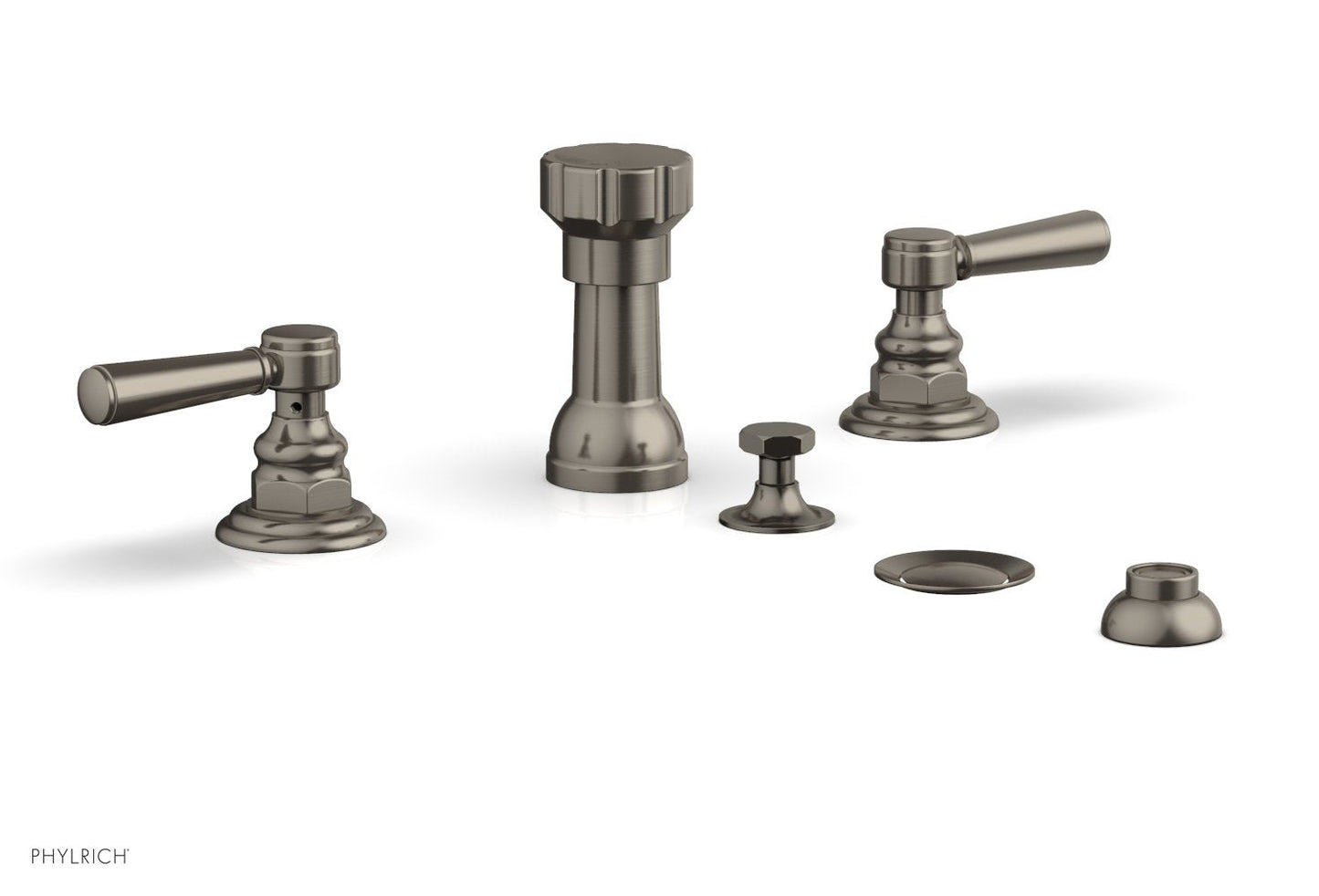 Phylrich HEX TRADITIONAL Four Hole Bidet Set 500-61