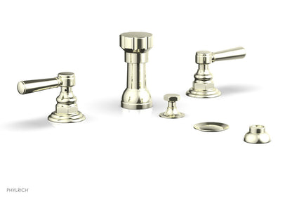 Phylrich HEX TRADITIONAL Four Hole Bidet Set 500-61