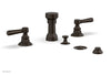 Phylrich HEX TRADITIONAL Four Hole Bidet Set 500-61