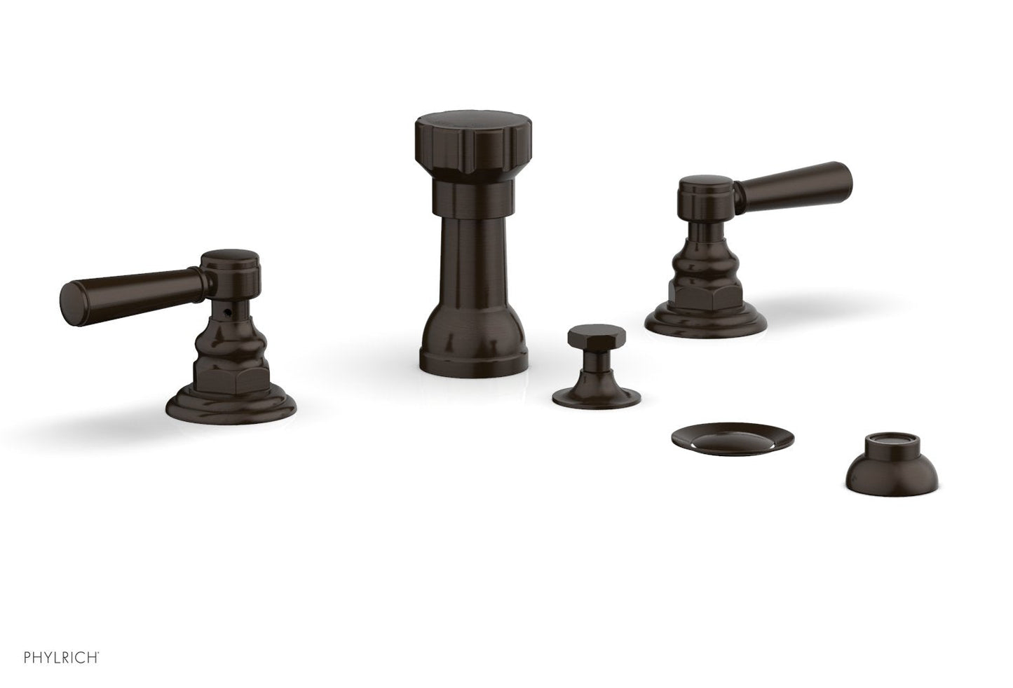 Phylrich HEX TRADITIONAL Four Hole Bidet Set 500-61