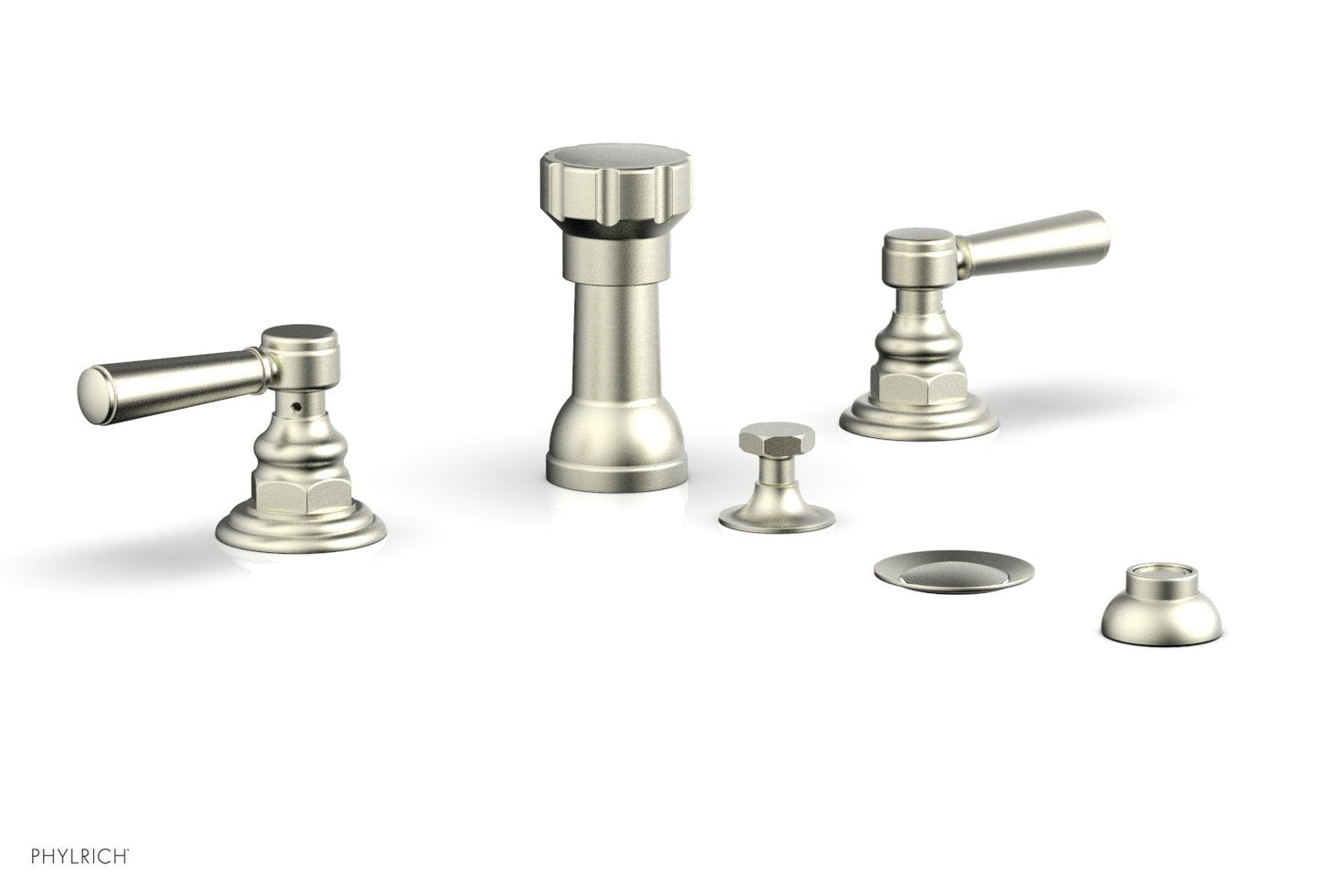 Phylrich HEX TRADITIONAL Four Hole Bidet Set 500-61