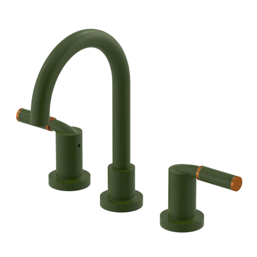 Rubinet Widespread Lav set (less drain) Green Envy