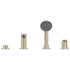 Grohe Eurosmart 4-Hole Single Handle Deck Mount Roman Tub Faucet with 1.75 GPM (6.6 L/min) Hand Shower