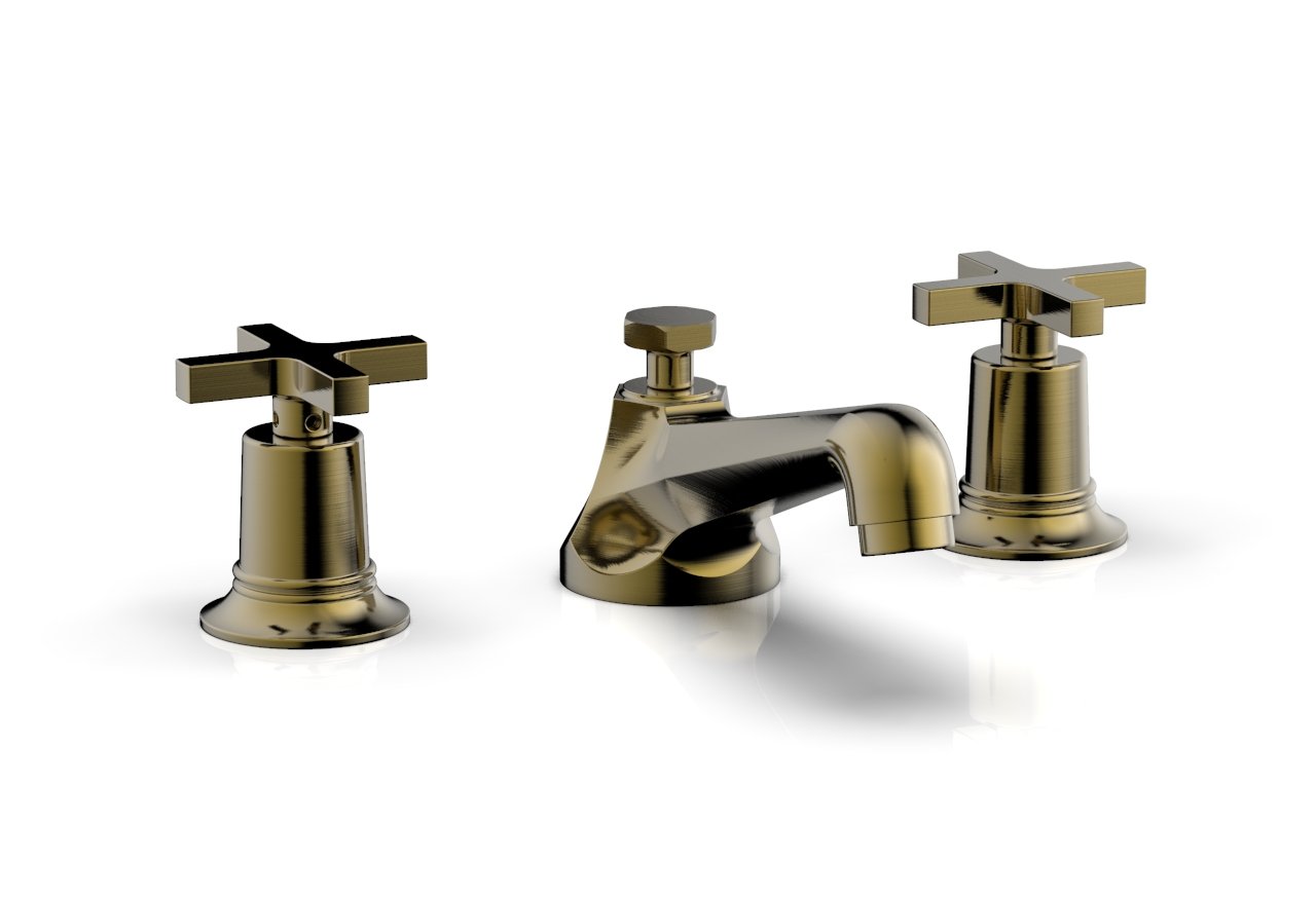 Phylrich HEX MODERN Widespread Faucet Low Cross Handles 501-01