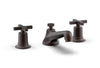 Phylrich HEX MODERN Widespread Faucet Low Cross Handles 501-01