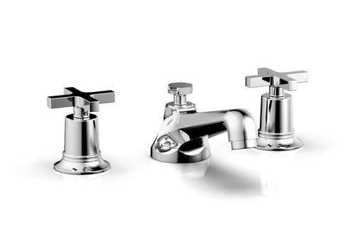 Phylrich HEX MODERN Widespread Faucet Low Cross Handles 501-01
