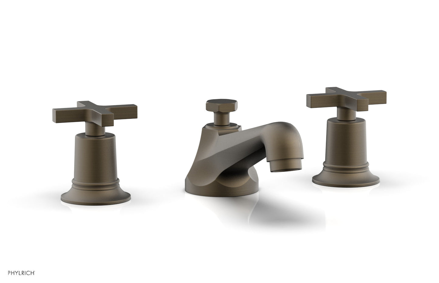 Phylrich HEX MODERN Widespread Faucet Low Cross Handles 501-01