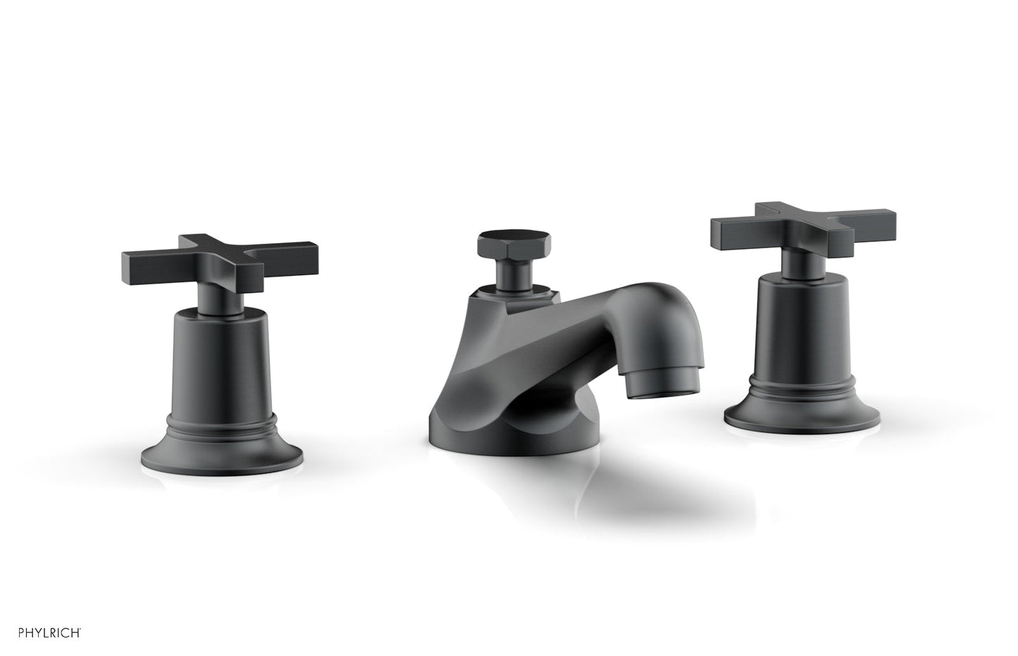 Phylrich HEX MODERN Widespread Faucet Low Cross Handles 501-01