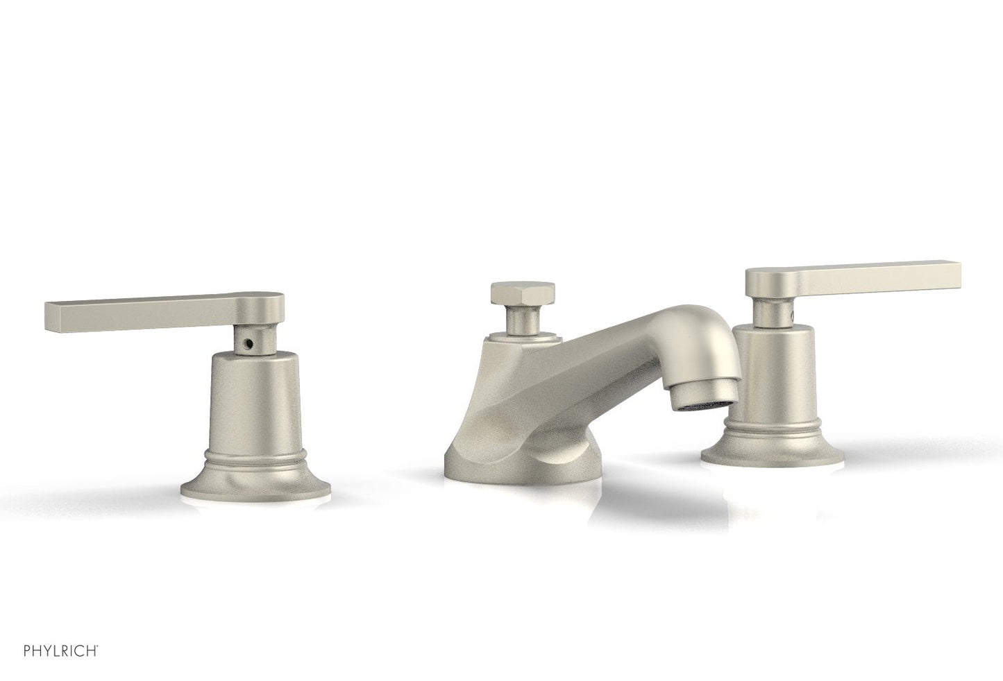 Phylrich HEX MODERN Widespread Faucet Low Lever Handles 501-02