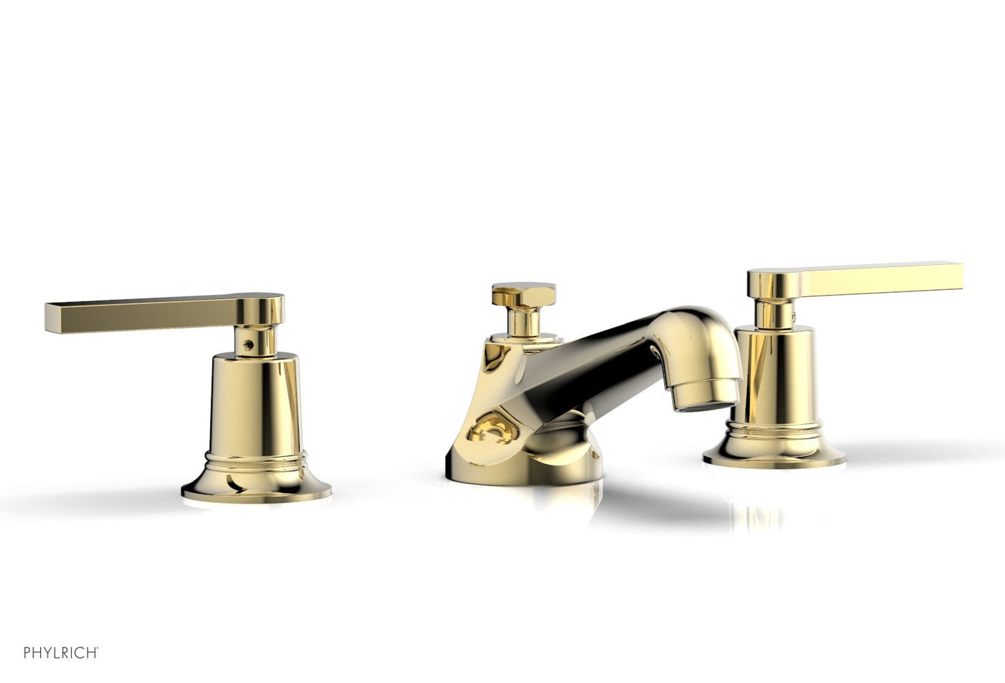 Phylrich HEX MODERN Widespread Faucet Low Lever Handles 501-02