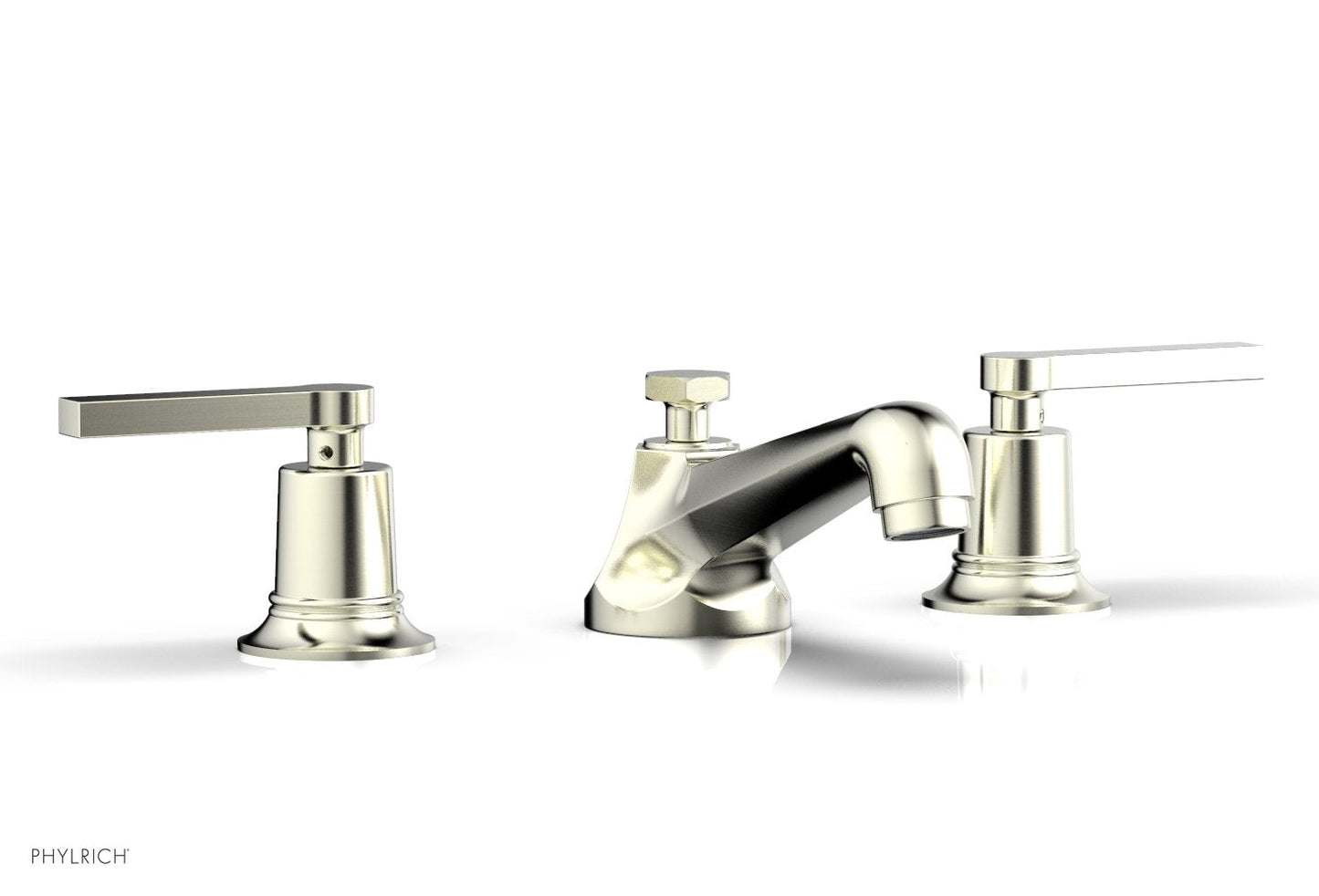 Phylrich HEX MODERN Widespread Faucet Low Lever Handles 501-02