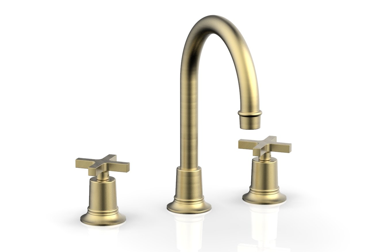 Phylrich HEX MODERN Widespread Faucet with Cross Handles 501-03