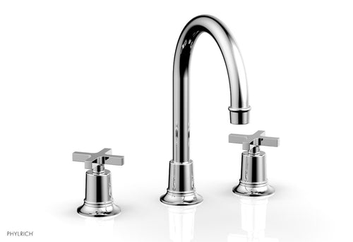 Phylrich HEX MODERN Widespread Faucet with Cross Handles 501-03