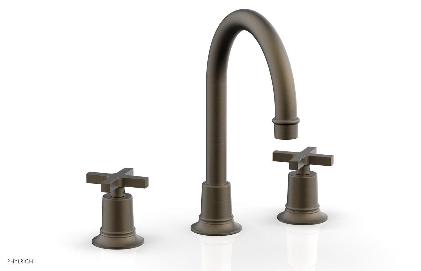 Phylrich HEX MODERN Widespread Faucet with Cross Handles 501-03