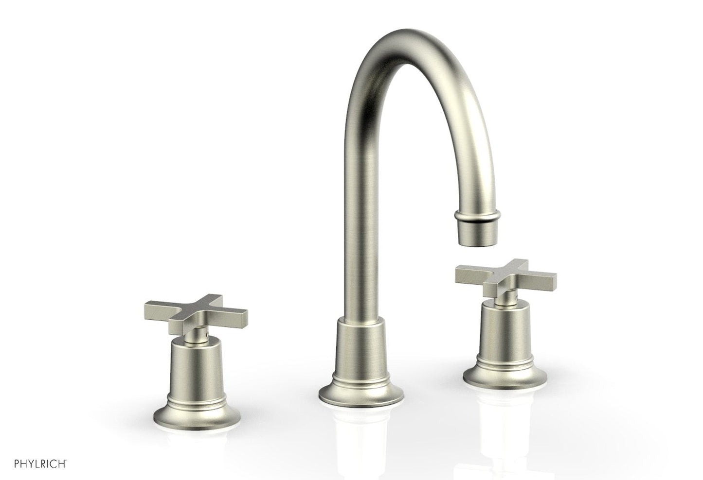 Phylrich HEX MODERN Widespread Faucet with Cross Handles 501-03