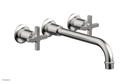 Phylrich HEX MODERN Wall Lavatory Set 10" Spout - Cross Handles 501-13-10