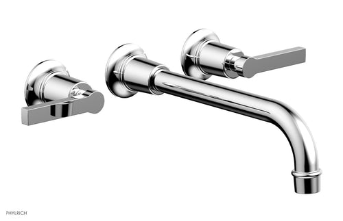 Phylrich HEX MODERN Wall Lavatory Set 10" Spout - Lever Handles 501-14-10