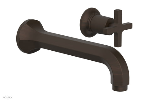 Phylrich HEX MODERN Single Handle Wall Lavatory Set - Cross Handle 501-15