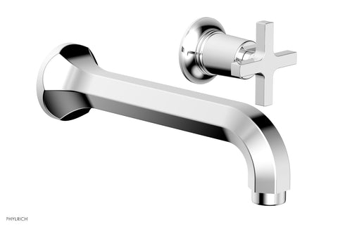 Phylrich HEX MODERN Single Handle Wall Lavatory Set - Cross Handle 501-15