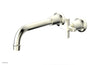 HEX MODERN Single Handle Wall Lavatory Set - Cross Handle 501-17