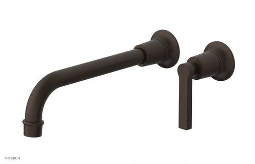 Phylrich HEX MODERN 10" Single Handle Wall Lavatory Set - Lever Handle 501-18-10