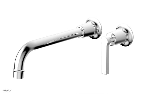Phylrich HEX MODERN 10" Single Handle Wall Lavatory Set - Lever Handle 501-18-10