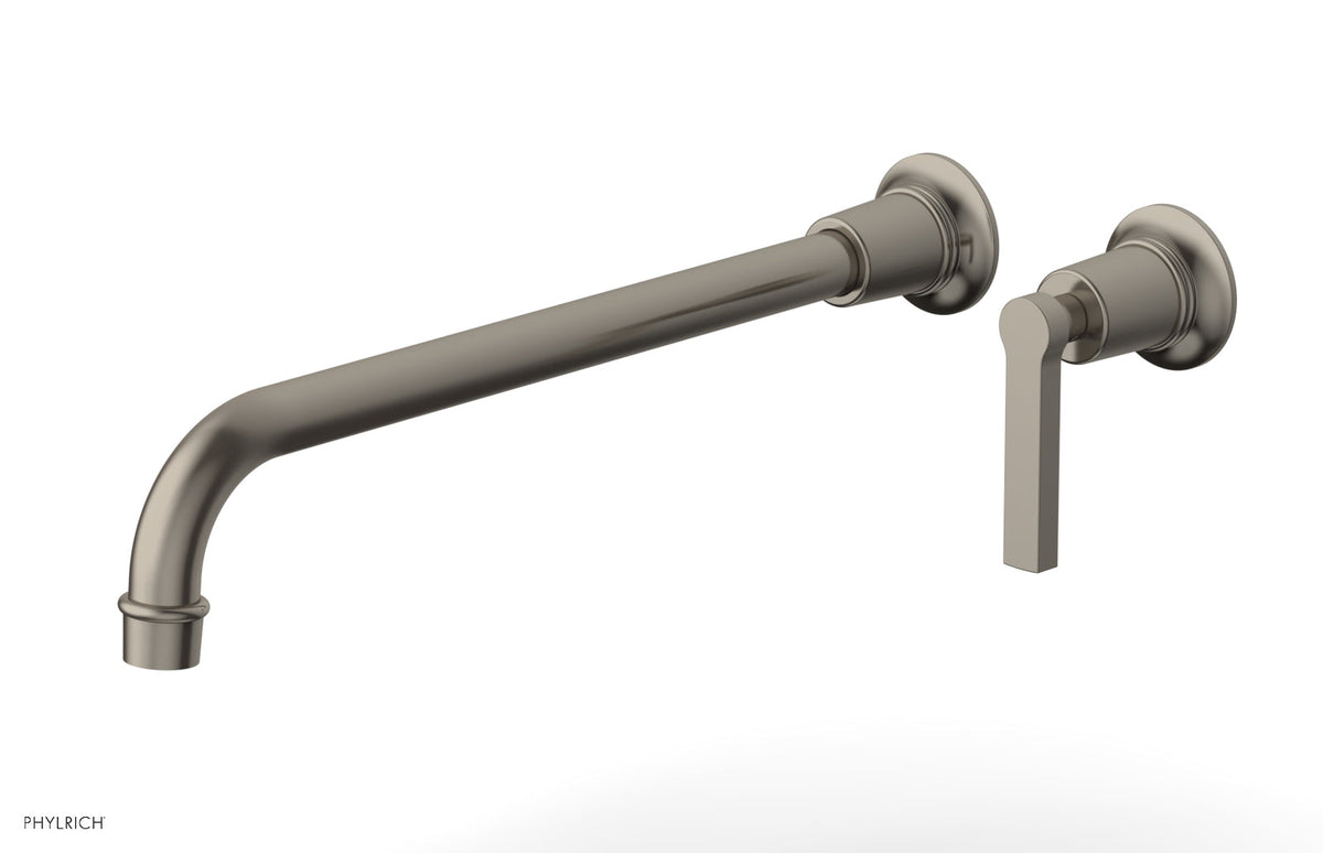 HEX MODERN 14" Single Handle Wall Lavatory Set - Lever Handle 501-18-14
