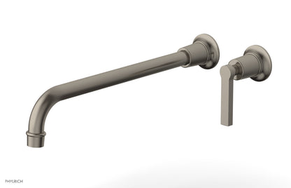 HEX MODERN 14" Single Handle Wall Lavatory Set - Lever Handle 501-18-14