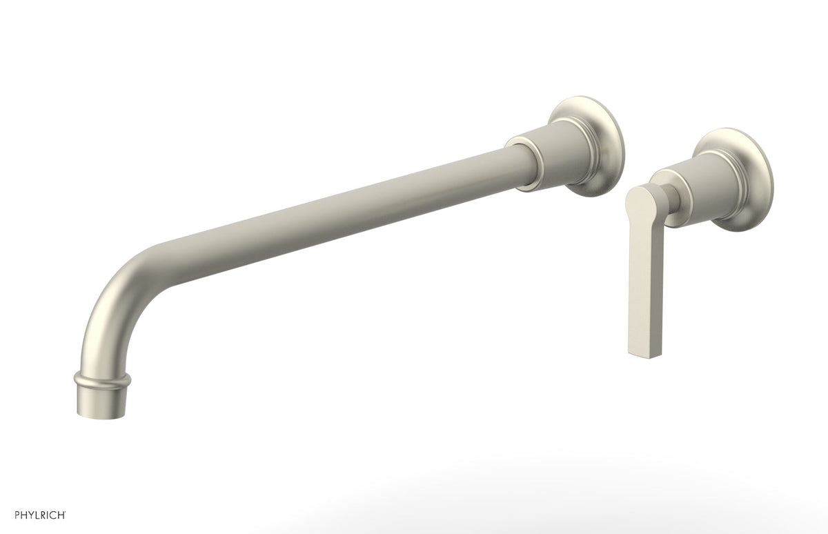 HEX MODERN 14" Single Handle Wall Lavatory Set - Lever Handle 501-18-14
