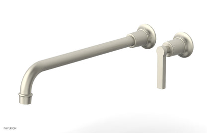HEX MODERN 14" Single Handle Wall Lavatory Set - Lever Handle 501-18-14