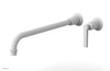 HEX MODERN 14" Single Handle Wall Lavatory Set - Lever Handle 501-18-14