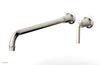 HEX MODERN 14" Single Handle Wall Lavatory Set - Lever Handle 501-18-14