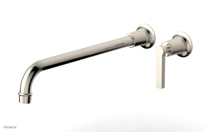 HEX MODERN 14" Single Handle Wall Lavatory Set - Lever Handle 501-18-14