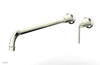 HEX MODERN 14" Single Handle Wall Lavatory Set - Lever Handle 501-18-14
