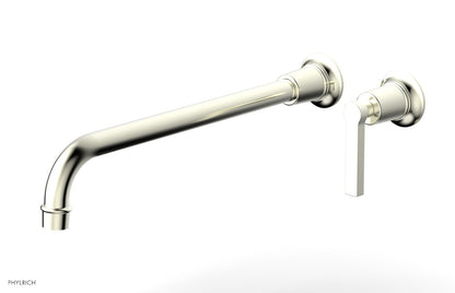 HEX MODERN 14" Single Handle Wall Lavatory Set - Lever Handle 501-18-14
