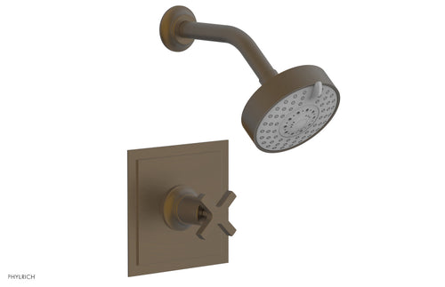 Phylrich HEX MODERN Pressure Balance Shower Set - Cross Handle 501-21