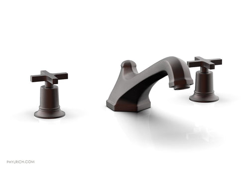 Phylrich HEX MODERN Deck Tub Set - Cross Handles 501-40