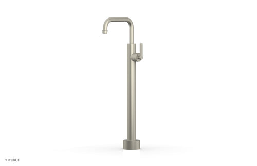 Phylrich HEX MODERN Low Floor Mount Tub Filler - Lever Handle  501-55-04