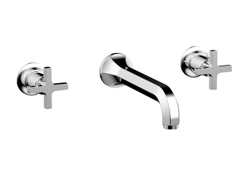 Phylrich HEX MODERN Wall Tub Set - Cross Handles 501-56