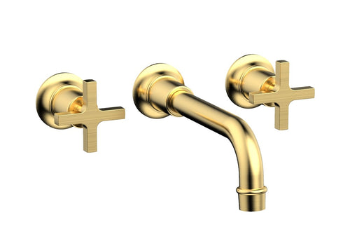 Phylrich HEX MODERN Wall Tub Set - Cross Handles 501-58