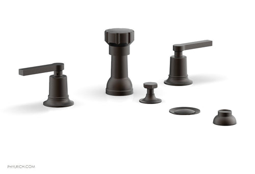Phylrich HEX MODERN Four Hole Bidet Set - Lever Handles 501-61