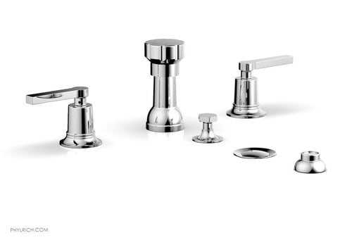 Phylrich HEX MODERN Four Hole Bidet Set - Lever Handles 501-61