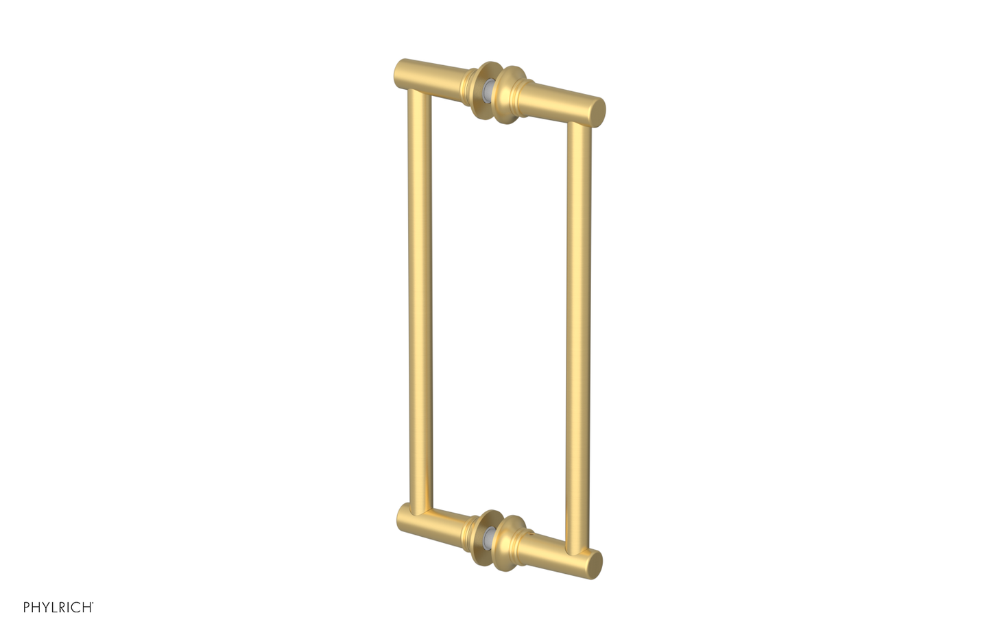 Phylrich Hex Modern 12" Double Sided Shower Pull 501-93-12