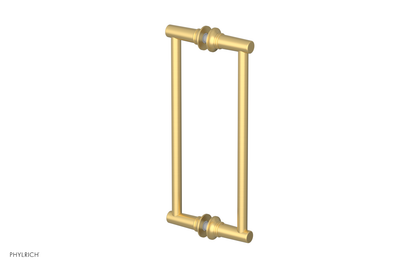 Phylrich Hex Modern 12" Double Sided Shower Pull 501-93-12