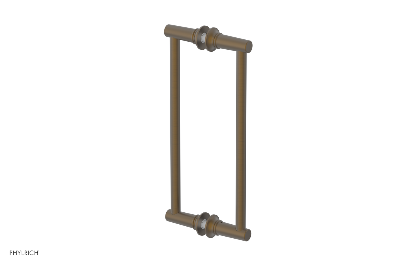 Phylrich Hex Modern 12" Double Sided Shower Pull 501-93-12
