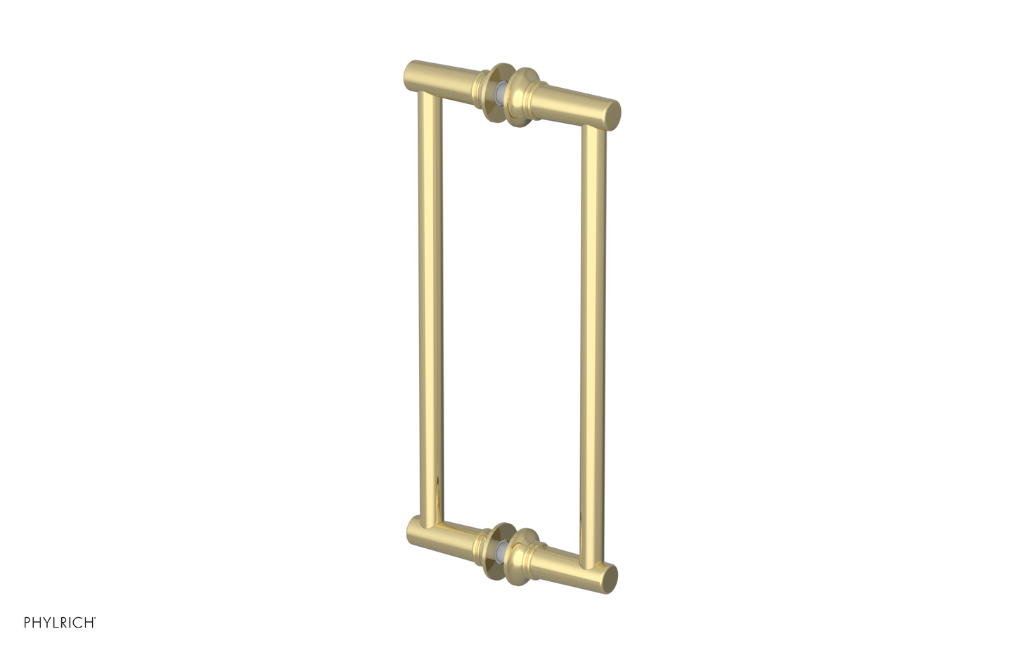 Phylrich Hex Modern 12" Double Sided Shower Pull 501-93-12