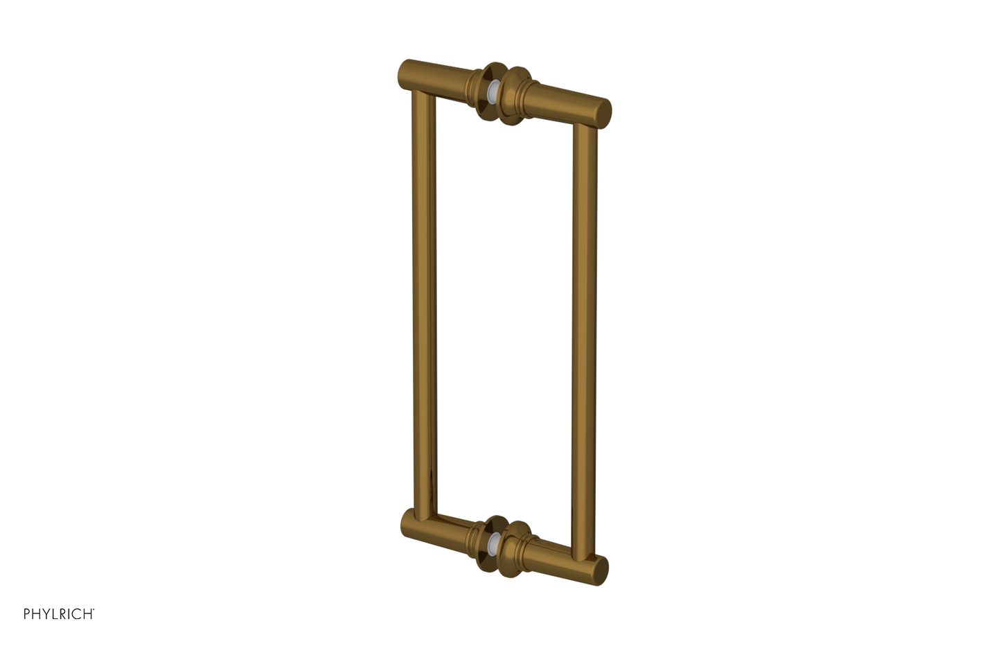 Phylrich Hex Modern 12" Double Sided Shower Pull 501-93-12
