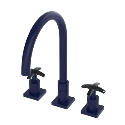 Rubinet Widespread Kitchen Set Midnight Blue